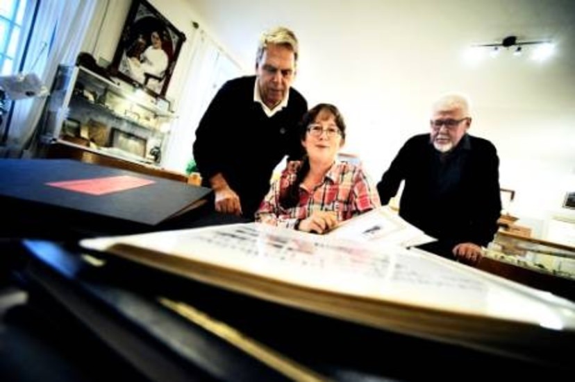 Stanley Ahl, Carina Andersson Sarge och Peo Örskog är några av de ideella krafterna bakom Psykiatriska Museet. Foto: Ola Axman
