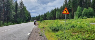 Flytta vägen upp mot skogen     