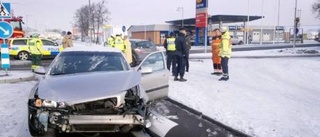 Trafikolycka på Fjärilsgatan