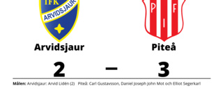 Tuff match slutade med seger för Piteå mot Arvidsjaur