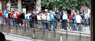 Demonstranter samlas i Eskilstuna