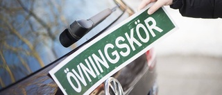 Övningskörde – ensam i bilen