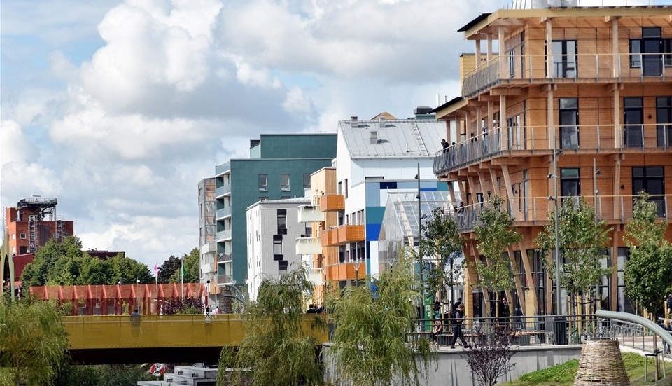 Bostäderna i Vallastaden är bland de dyraste i Linköping idag när det gäller kvadratmeterpriser. Foto: Tommy Pettersson