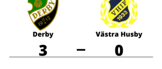 Seger till Derby efter walk over från Västra Husby