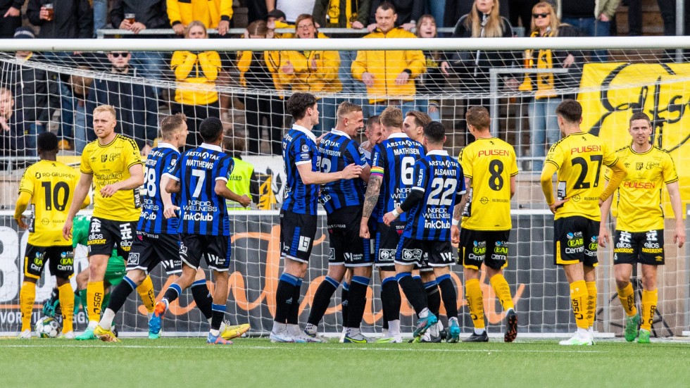 Födelsedagsbarnet Melker Heier har just replikerat på Elfsborg kvittering. Sirius Landskronaförvärv gjorde sitt första allsvenska må någonsin.