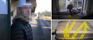 Här fångas Max på bild under smuggelresan: "Behövde nåt att göra"