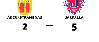 Åker/Strängnäs föll i första matchen mot Järfälla