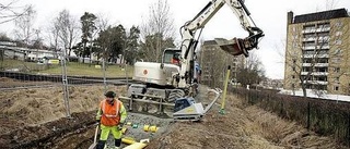 Många grävarbeten under året i Uppsala