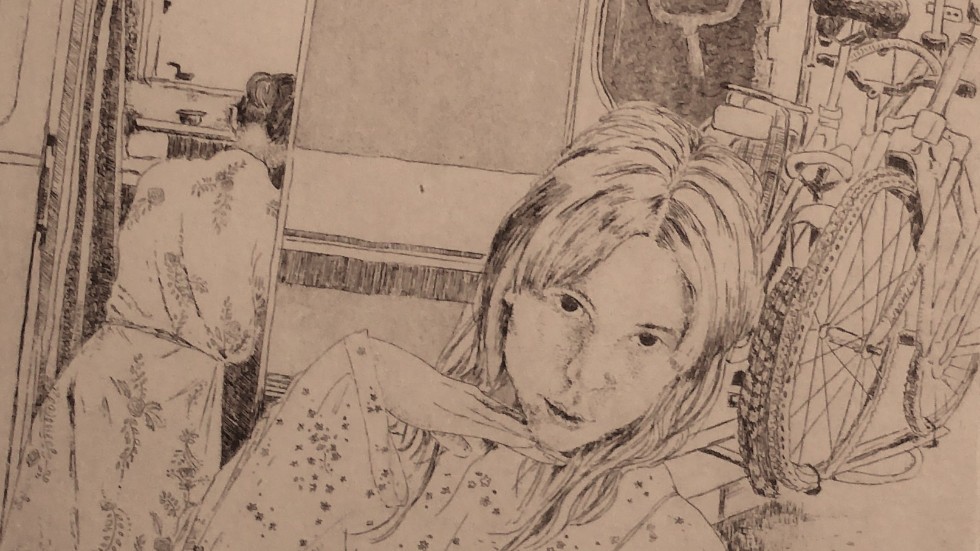Koppartryck av Agnes Mellin. 