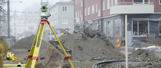 Nu fortsätter vägbygget på Storgatan