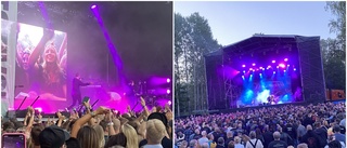 LIVE: "W.A.S.P drar igång på Skogsröjet i Rejmyre. Bra tryck på fältet vid skolan." • Följ vår festivalbevakning här