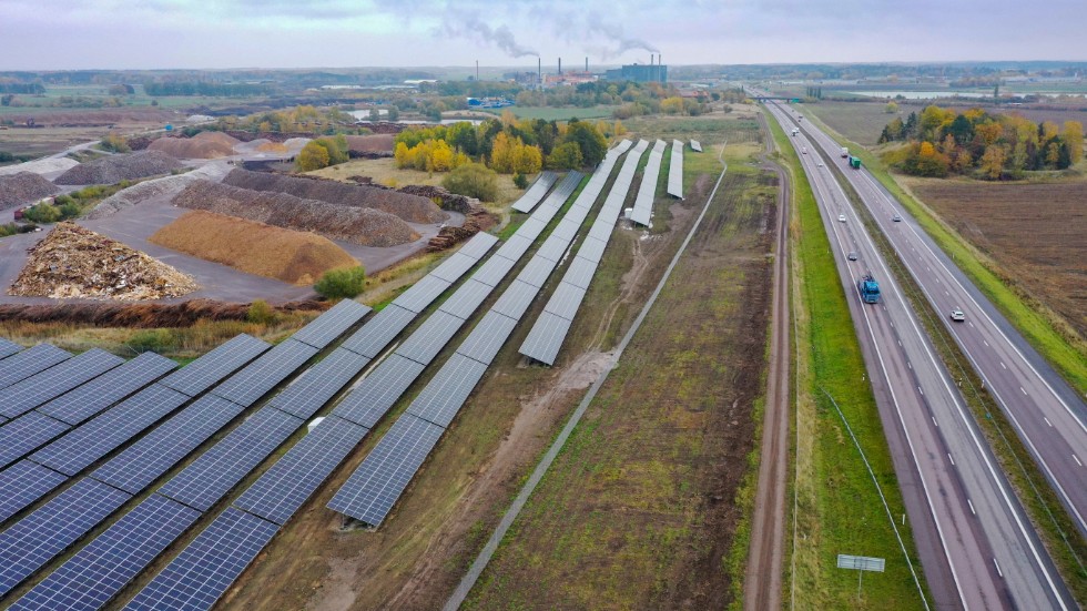 Linköpings solcellspark intill E4 vid Gärdstadverket var nominerad i klassen Årets anläggning. Men något pris vid Solenergi-galan blev det inte.