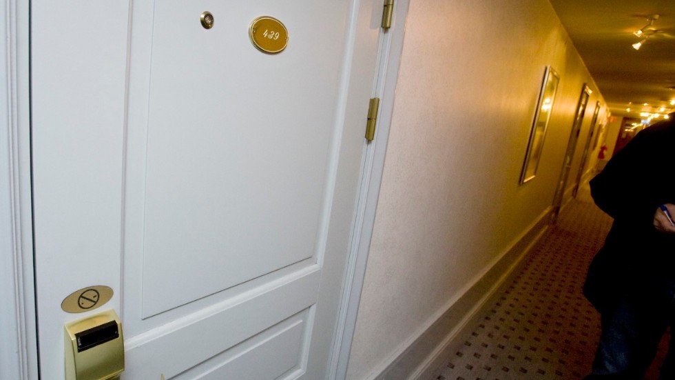 Spökrummet på Stadshotellet. 