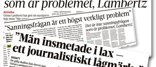 Kajjan Andersson: Kan vi prata lite om mannens försvarstal? 