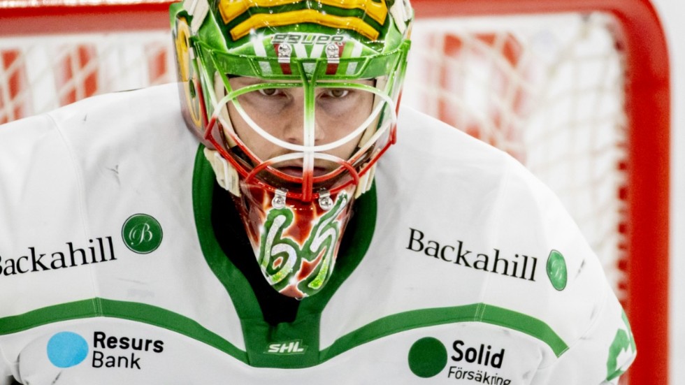 Christoffer Rifalk höll sin andra nolla i kvartsfinalserien mot Frölunda, som Rögle nu leder med 3–0 i matcher.
