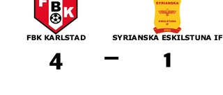 Tung förlust för Syrianska Eskilstuna IF i toppmatchen mot FBK Karlstad