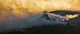 Skogsbrand på Samos – svenskar evakuerade