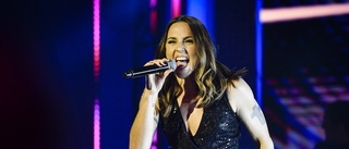 Melanie C från Spice Girls dansar i London