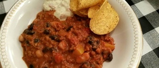 Middagstipset: Chili sín carne med guacamole