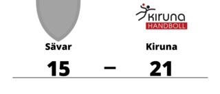 Kiruna segrare borta mot Sävar
