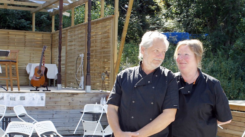 Anne och Janne Öster på Teater Klämman. 