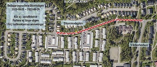 Stort vägarbete på Björkskatan – så påverkas trafiken