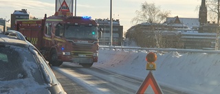 Flera fordon i trafikolycka på Bodenvägen