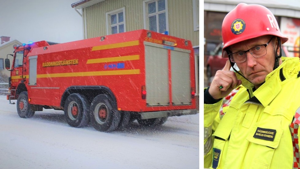 Räddningschef Thomas Blixt uppmanar sin personal till försiktighet när de ska rycka ut på halt väglag. Det viktiga är att komma fram.