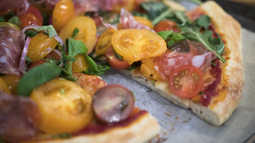 Lokalen byggdes om från butik till pizzeria.