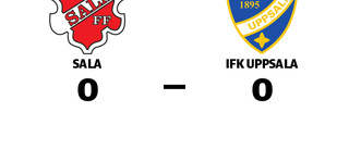 Mållöst för Sala och IFK Uppsala