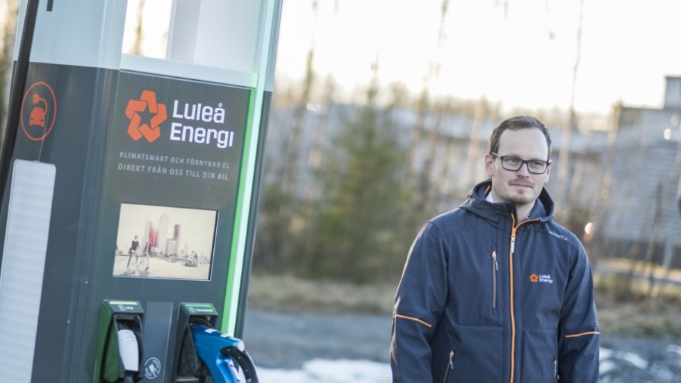 Magnus Tillqvist, chef för analys och krafthandel på Luleå Energi.
