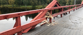 Efter olyckan – Lejonströmsbron avstängd 