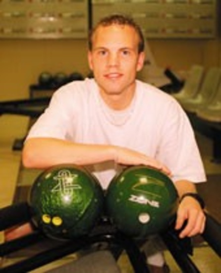 Henrik Nilsson utsågs nyligen till "årets bowlare" I helgen blir han Kaskads nyckelspelare i jakten på det efterlängtade SM-guldet.
FOTO: HANS JOHNSSON