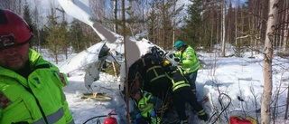 Utredning av flygkraschen i Pålsträsk fortsätter