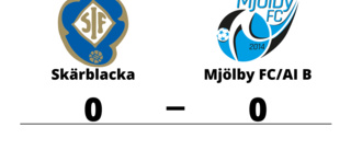 Skärblacka och Mjölby FC/AI B kryssade