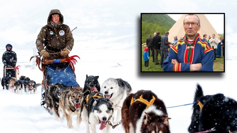 Personerna på bilden av hundspannet har inget att göra med bråket. Bilden är en arkivbild.