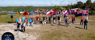 Gotländsk låt på internationell fredsmarsch