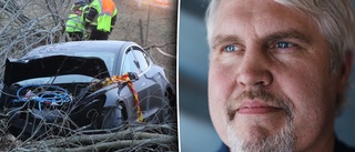 Göran svimmade vid ratten – "Bilen var fylld med rök och dörren gick inte att öppna"