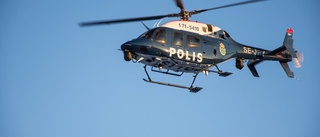 Helikopter skickades ut efter hett tips