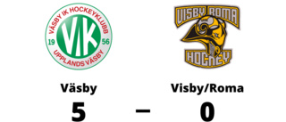 Bortaförlust för Visby/Roma - 0-5 mot Väsby