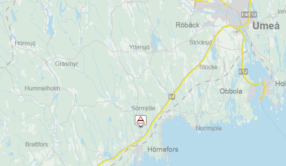 Här ska olyckan ha inträffat.
