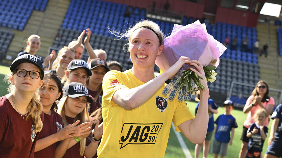 Hedvig Lindahl hyllades stort efter Uniteds match mot Alingsås.