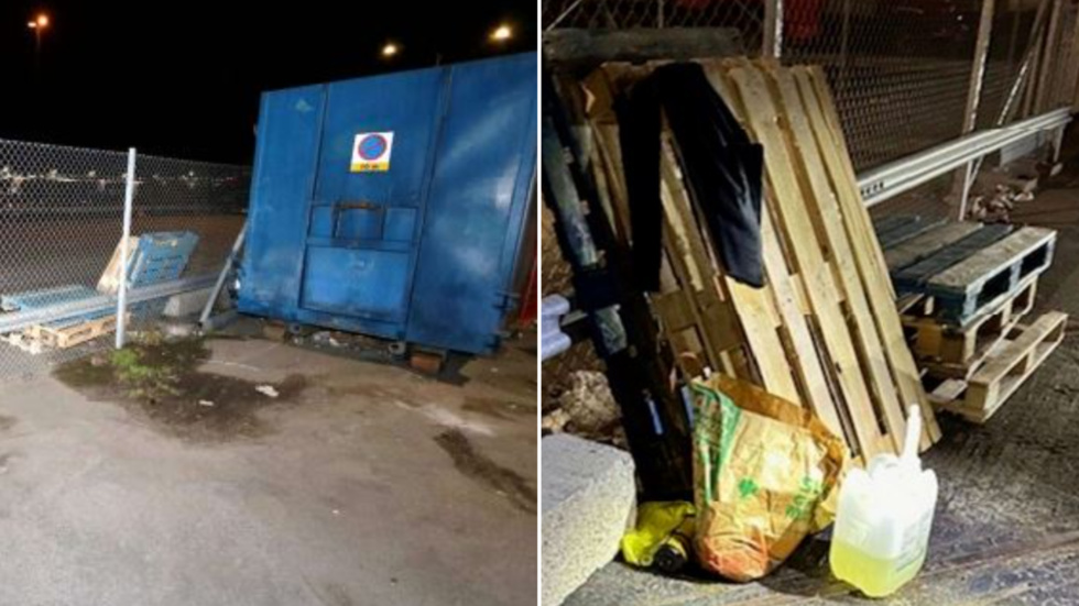 Branden som planerades skulle riktas mot en utpekad lokal i Årsta industriområde.