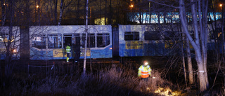 Tio skadade i spårvagnskrock i Göteborg