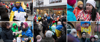 Manifestation för Ukraina - två år efter invasionen 