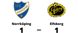 Kryss för Norrköping hemma mot Elfsborg