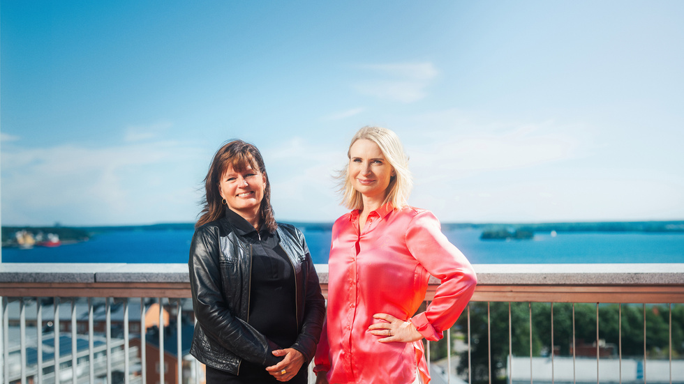Nytt samarbete. Elisabeth Ennefors, kommunikationschef vid Luleå kommun och Linda Reinholdsson, vd för Brightnest.