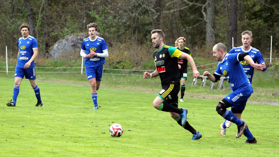 Jimmy Svensson är spelande tränare i Hjorted/Totebo.