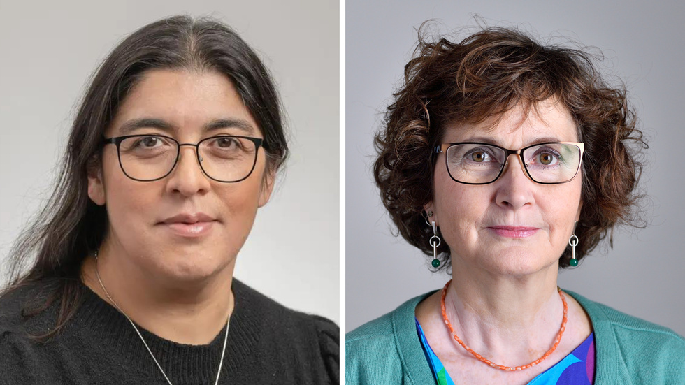 Vänsterpartiets Europarlamentskandidater Marta Aguirre och Ilona Szatmári Waldau vill bland annat stoppa storföretagens framfart i EU.