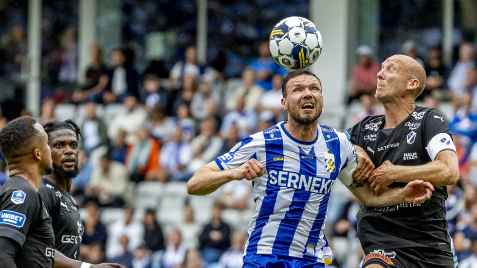 Marcus Berg (till vänster) och Andreas Johansson (till höger) delade på poängen.